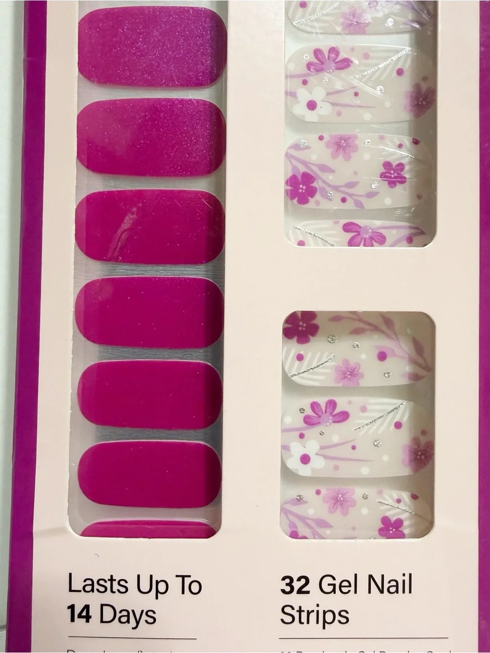 DASHING DIVA Gloss Ultra Shine Gel Nail Strips ~ FLEUR FLAIR ~ New in Box